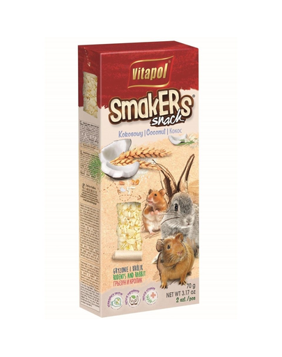 VITAPOL Smakers rágcsálóknak - kókusz 2 db
