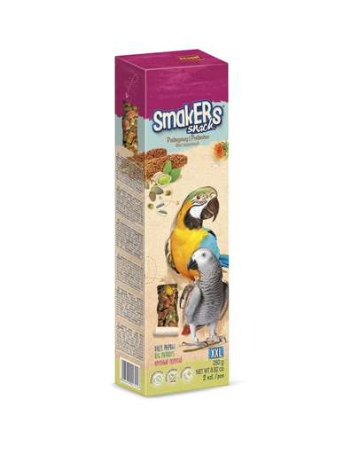 VITAPOL Smakers xxl z pisztáciával nagy papagájoknak 250 g