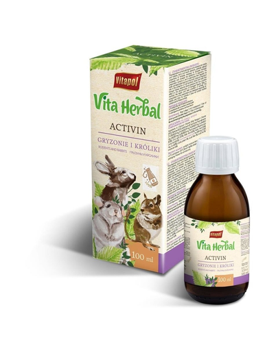 VITAPOL Vita Herbal Activin rágcsálók és nyulak számára 100 ml