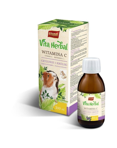 VITAPOL Vita Gyógynövényes C-vitamin rágcsálóknak és nyulaknak 100 ml