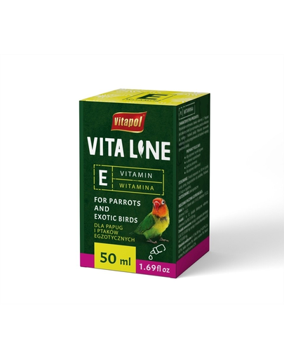 VITAPOL E-vitamin egzotikus madarak számára 50ml
