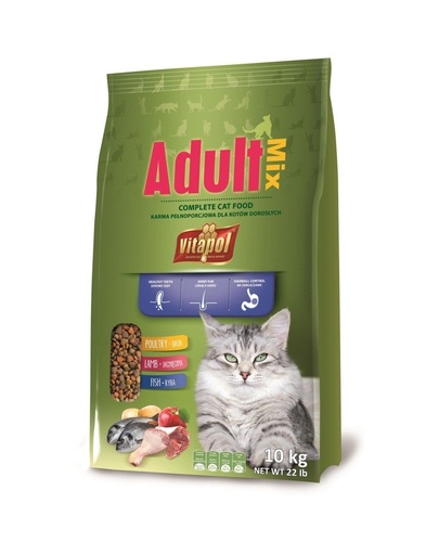 VITAPOL Táp macskáknak Adult 10kg