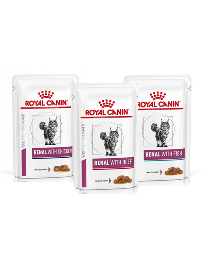 ROYAL CANIN Renal Feline Ízek keveréke 72 x 85 g