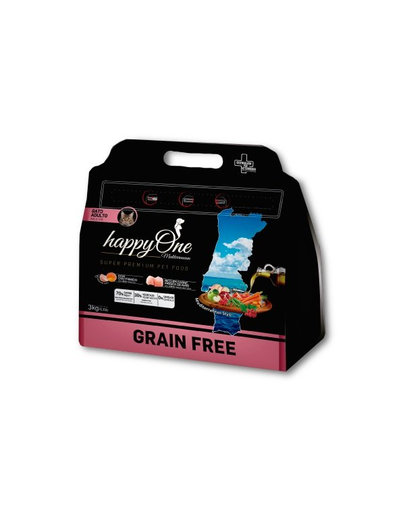 HAPPYONE Grain-Free Mediterraneum Cat 3 kg