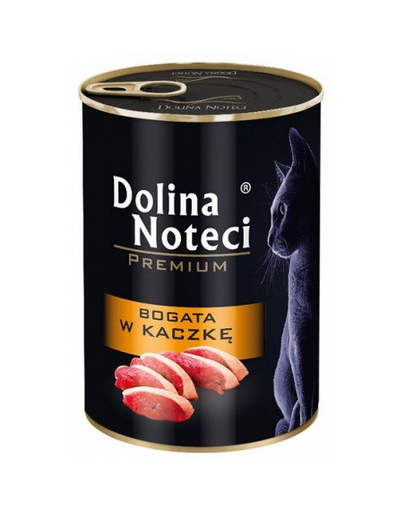 DOLINA NOTECI Premium Kacsában gazdag eledel felnőtt macskáknak 400 g