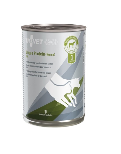 TROVET Unique Protein Horse UPH Dog&Cat lóhús 6x800 g