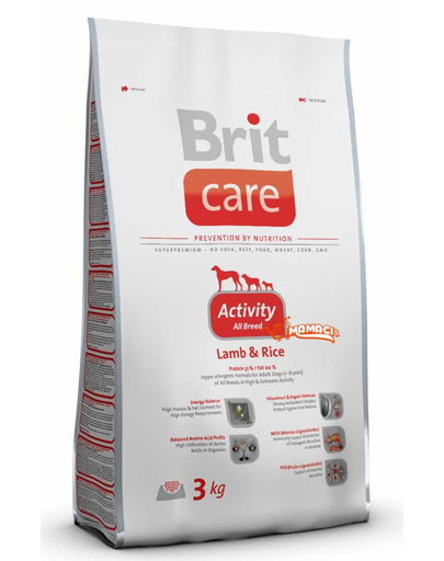 BRIT Care activity lamb - rice all breeds 3 kg