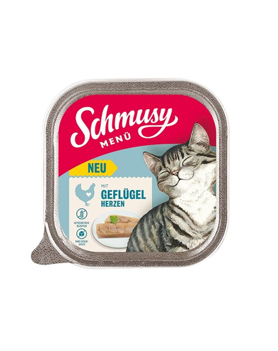 SCHMUSY MENÜ baromfiszívvel 100 g