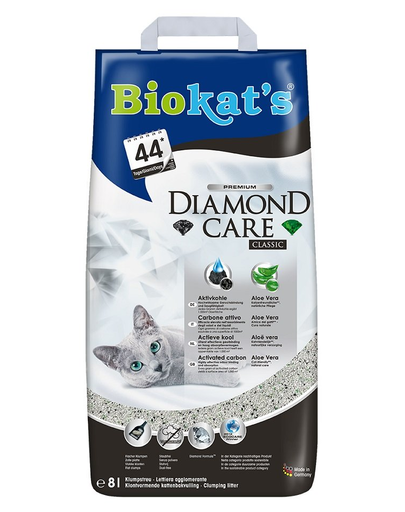 BIOKAT'S Diamond Care Classic 8 l bentonit szemcse
