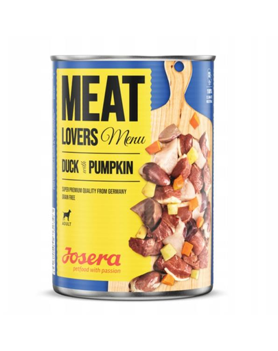 JOSERA Meatlovers menu kacsa sütőtökkel 800g