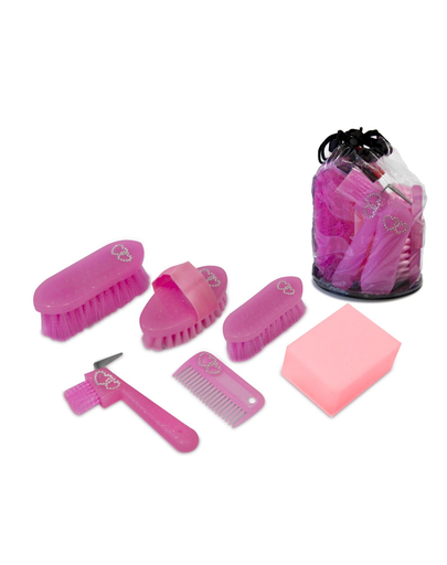 YORK Sweety rózsaszín lótisztító készlet