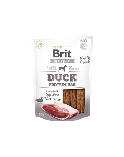 BRIT Jerky Snack Duck Protein bar 80g