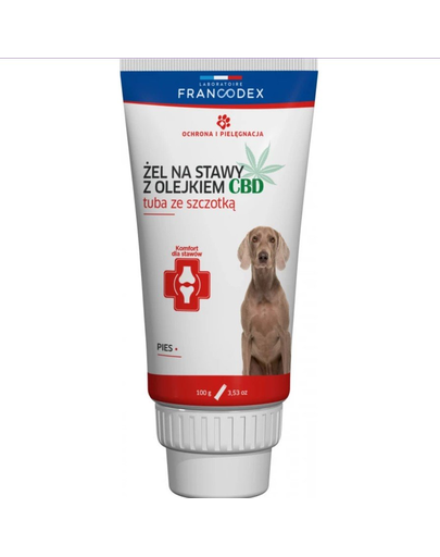 FRANCODEX Gél kutyáknak ízületekre CBD olajjal 100 g