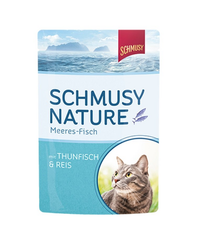 SCHMUSY Nature Tonhal rizzsel zselében 24x100 g