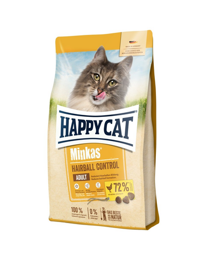 HAPPY CAT Minkas Hairball Control Geflügel z drobiem 1,5 kg