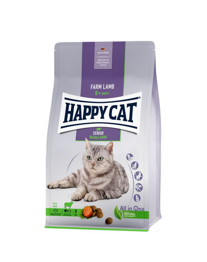 HAPPY CAT Senior Jagnięcina 4 kg