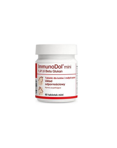 DOLFOS ImmunoDol mini 60 tabletta Természetes immunerősítő kutyáknak és macskáknak