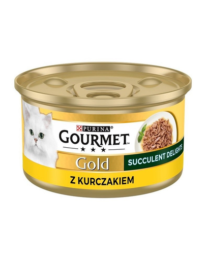 GOURMET Gold Adult Succulent Delights csirkével 85g