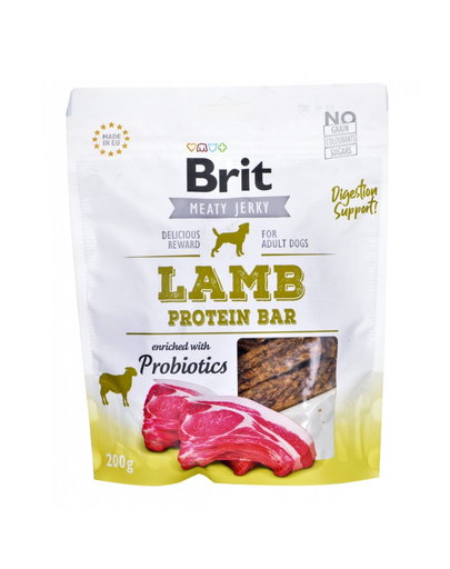 BRIT Jerky Snack Lamb Protein bar 200g