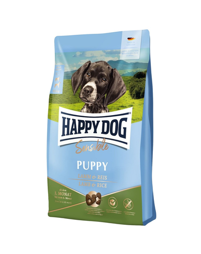 HAPPY DOG Sensible Puppy bárányhús és rizs 4kg