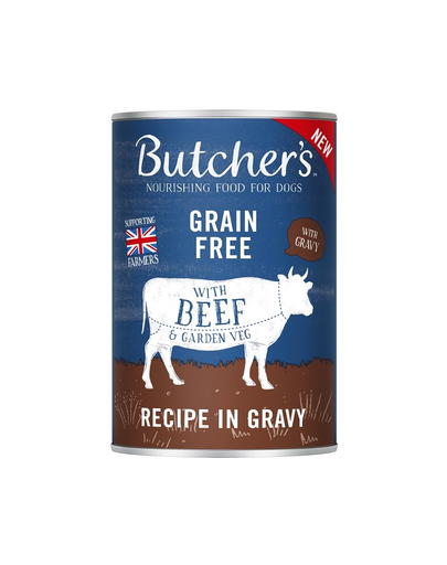 BUTCHER'S Original Recipe in Gravykutyatáp, marhahúspogácsa mártásban 400g