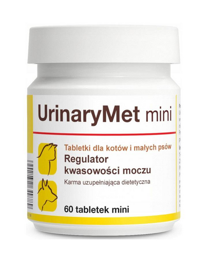 DOLFOS UrinaryMet Mini 60 tabletta Kistestű kutyáknak és macskáknak