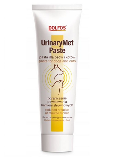 DOLFOS UrinaryMet Paste 100g Támogatás a húgyutak egészségéért kutyáknak és macskáknak