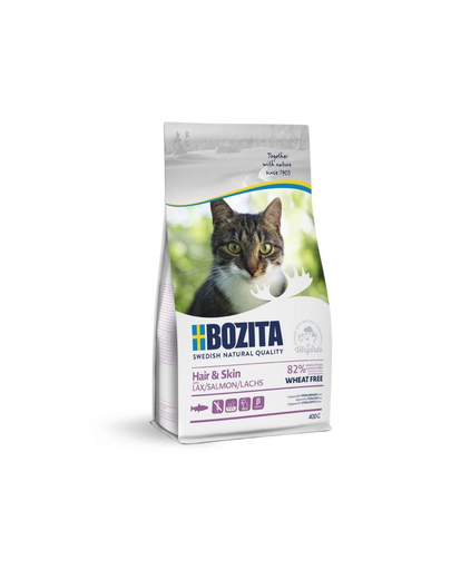 BOZITA Hair & Skin Wheat Free Salmon 400g