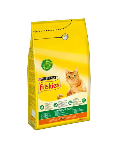 FRISKIES Indoor Macskaeledel csirkével és zöldségekkel 1,5 kg