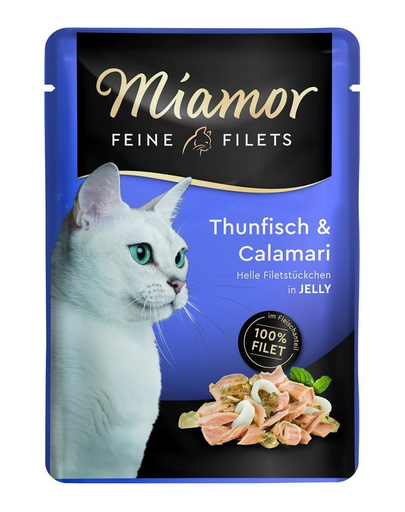 MIAMOR Feine Filets tonhal és tintahal tasak 100 g