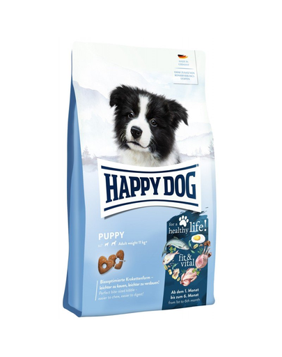 HAPPY DOG FitVital Puppy kölyökkutyák száraz eledele 1-6 hónapos korig 4 kg