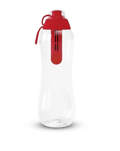 DAFI Szűrő palack 0,5 l piros utántöltővel