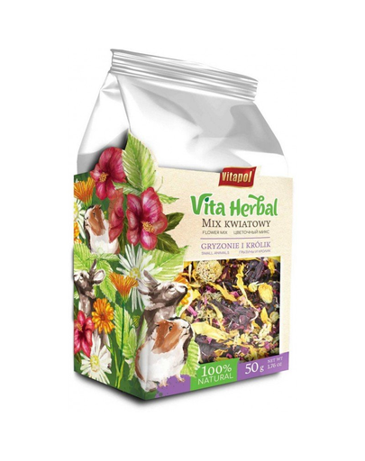 VITAPOL Vita Herbal Virágos keverék rágcsálóknak és nyulaknak 50g