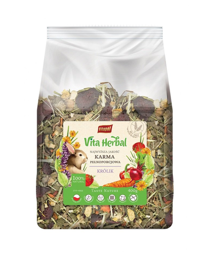 VITAPOL Vita Herbal Teljes értékű nyúltáp 400g