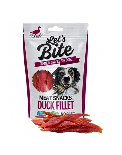 BRIT Let’s Bite Meat Snacks 300g kacsafilével