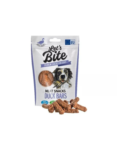 BRIT Let’s Bite Meat Snacks bars 80g kacsa rudak