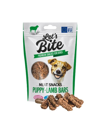 BRIT Let’s Bite Meat Snacks Puppu bars 80g Bárány rudak