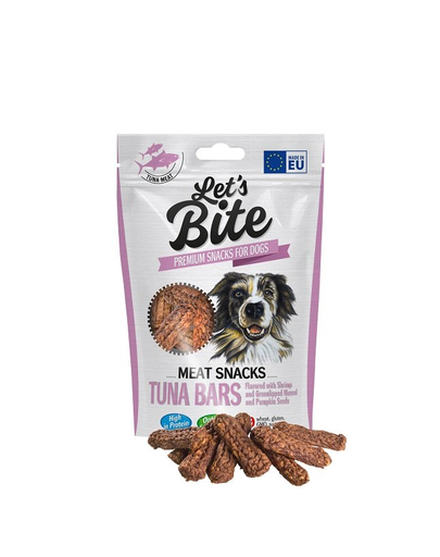 BRIT Let’s Bite Meat Snacks bars 80g tonhalas szeletek