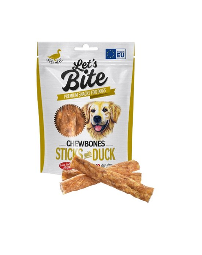 BRIT Let’s Bite Chewbones sticks 120g kacsával