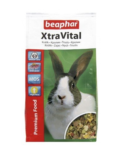 BEAPHAR XtraVital Rabbit Nyúltáp 1 kg