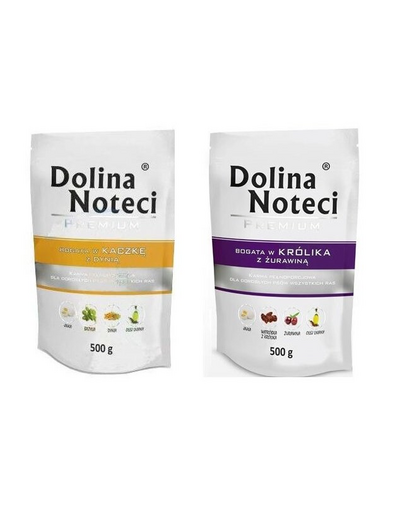 DOLINA NOTECI Prémium gazdag kacsa + nyúl próbacsomag 500 g