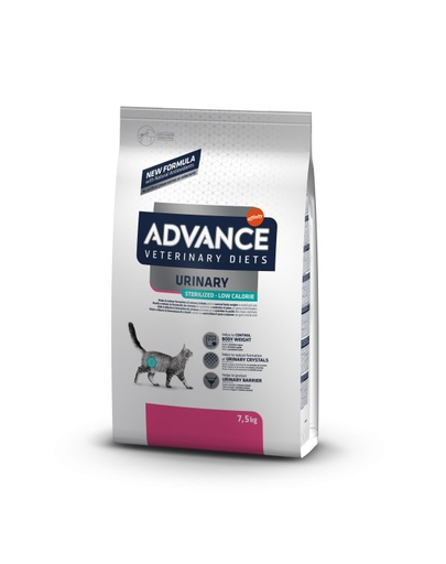 ADVANCE DIET Urinary Sterilized Low Calorie 7,5kg sterilizált macskák esetében