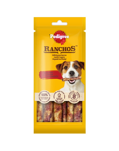 PEDIGREE Ranchos Chews for Longer 40g marhahús ízesítésű kutyakaják