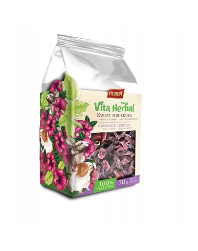 VITAPOL Vita Herbal rágcsálók és nyulak számára, hibiszkusz 70g