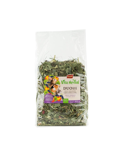 VITAPOL Vita Herbal Duo Snack gyümölcsös rét rágcsálók és nyulak számára 400 g