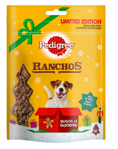 PEDIGREE Ranchos Pulyka ízű jutalomfalat felnőtt kutyáknak 52 g