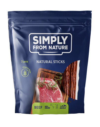 SIMPLY FROM NATURE Nature Sticks with beef 3 pcs