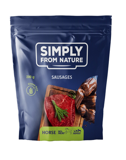 SIMPLY FROM NATURE Sausages with horse 200 g