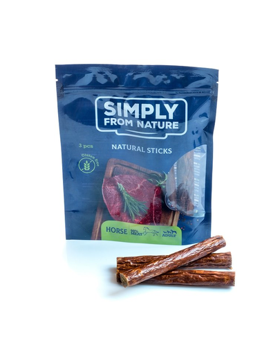 SIMPLY FROM NATURE Natural horse meat sticks 3 pcs.