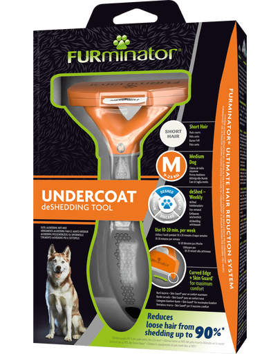FURMINATOR - Medium - Rövid szőrű, közepes méretű kutyák számára